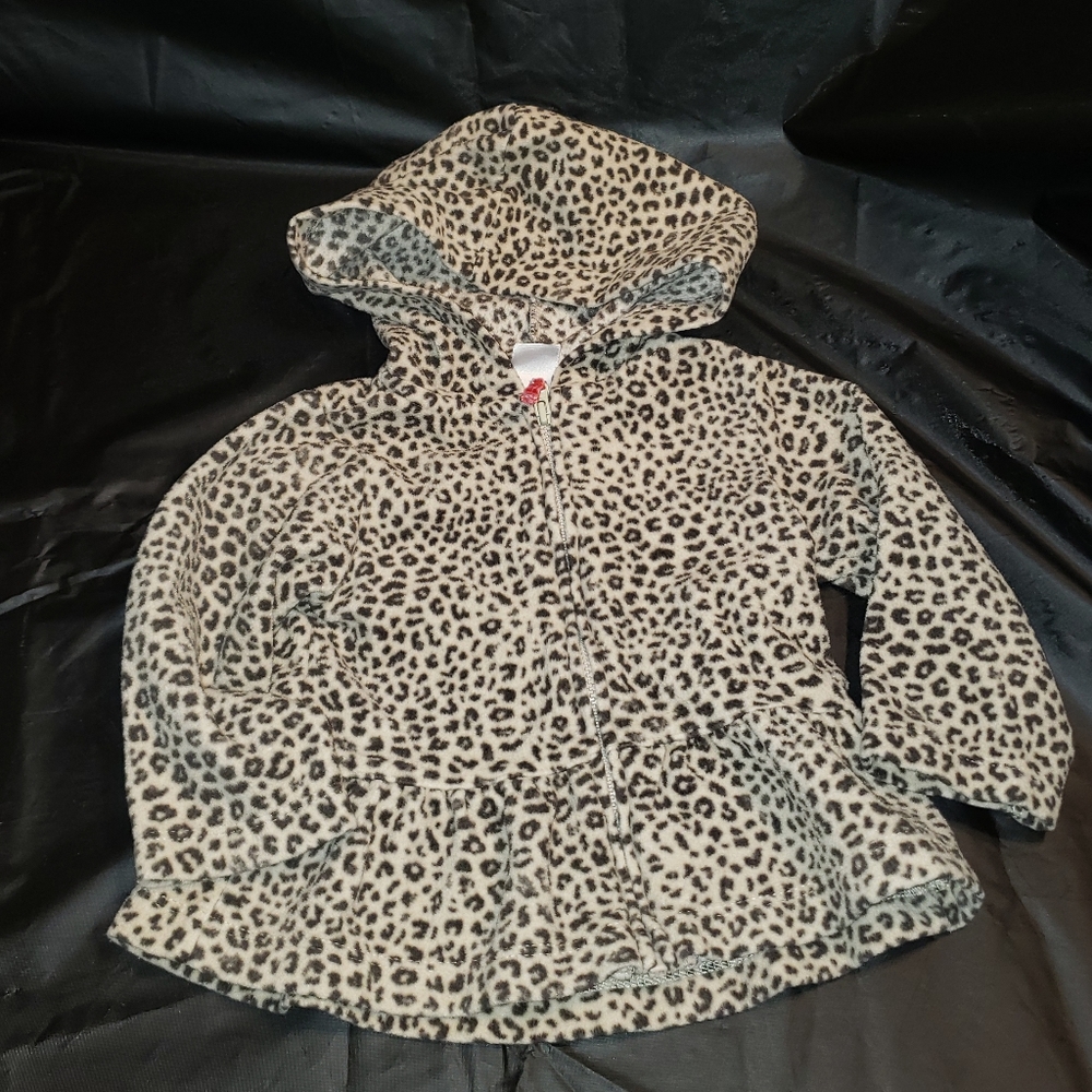Like new girls zip up hoodie 9months